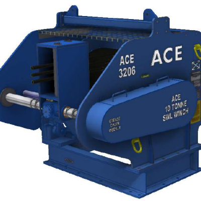 For Sale:10Te SWL Constant Tension Hydraulic Drum Winch ACE 3206 10Te SWL Constant Tension Hydraulic Drum Winch ACE 3206