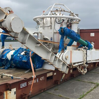 For Sale:A frame with 7,9T capacity for diving bell launch (LARS) A frame with 7,9T capacity for diving bell launch (LARS)