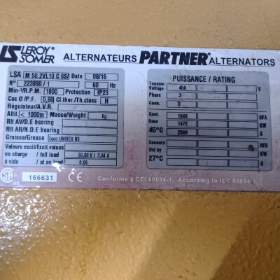 For Sale:CAT 3512B Generator set (unused) CAT 3512B Generator set (unused)