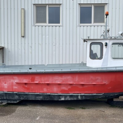Aluminium (bij) jet- bootje, ex Rijkswaterstaat-1