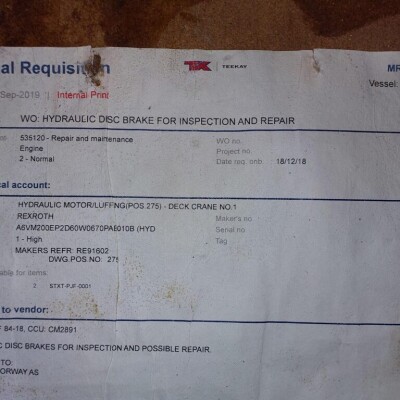 Rexroth Disc brake for deck crane-3