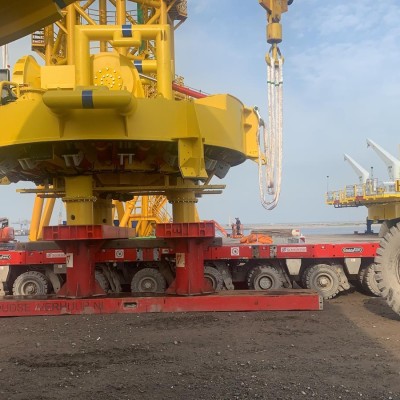 Mono pile lifting tool WLL 1400 Mt for 7000mm flange diameter