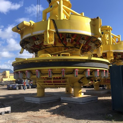 Pile plug for floating Mono Pile transport 8m diameter