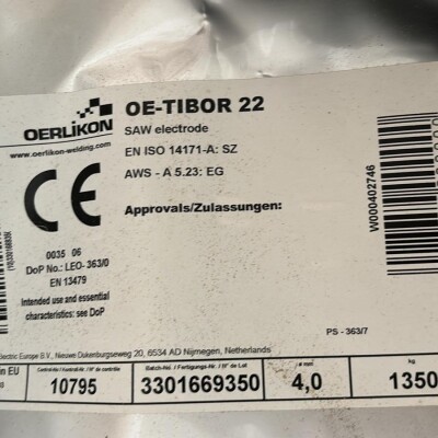 OERLIKON SAW electrode - 4mm - 1350KG (x2)-2