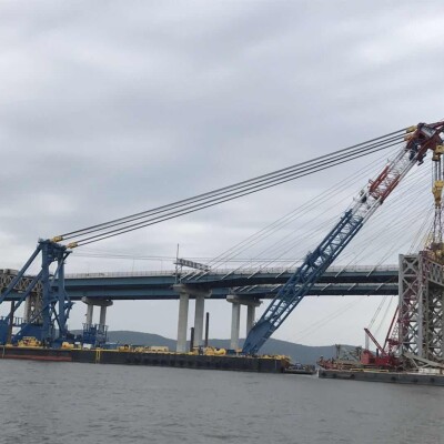 Jones Act Compliant Floating Heavy lift Sheerleg Crane Barge