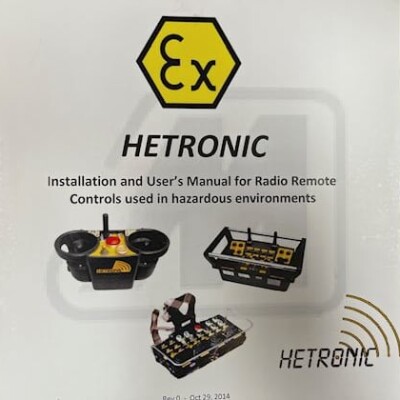 HETRONIC Kran Radio Remote Controls Nova - XL 00233A-3