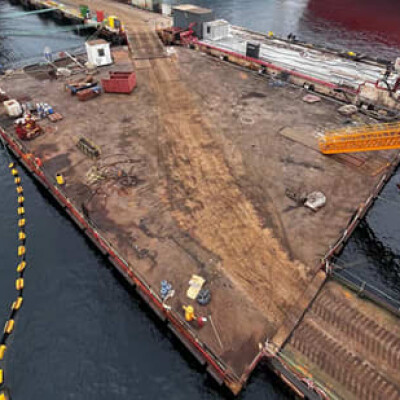 For Sale:Flat Top Barge 35m x 25m Flat Top Barge 35m x 25m