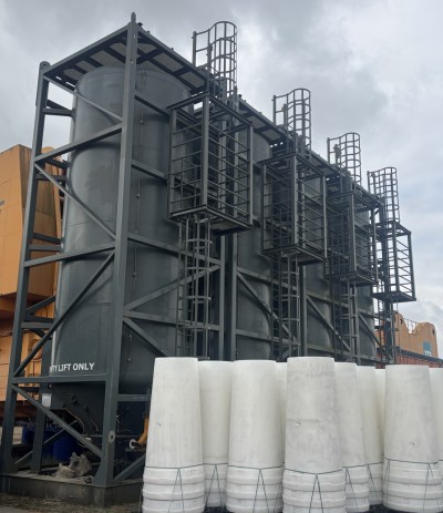 4x 100T Cement Silos