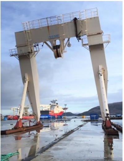 200 Ton capacity A-Frame