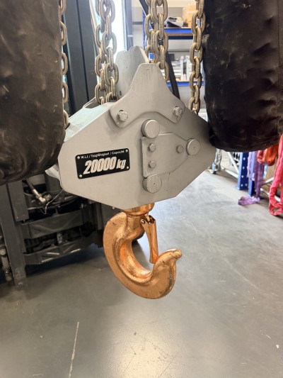 2x yale chainhoist 2x10 ton combined new unused explosion free (EX)-5