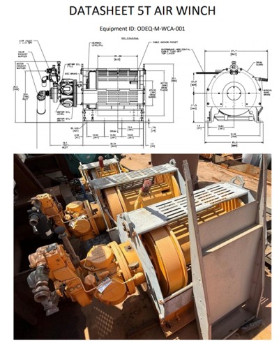 5T Air Winch (IR)