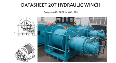 20T Hydraulic CT Winch