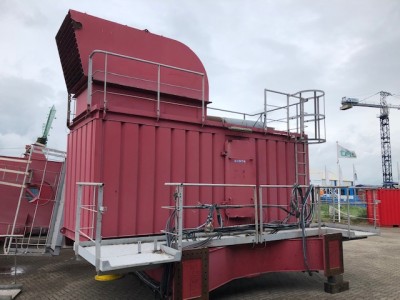 Liebherr Pedestal Mounted Offshore crane MTC 2600-100D Litronic with 100T Capacity