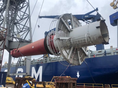 Liebherr Pedestal Mounted Offshore crane MTC 2600-100D Litronic with 100T Capacity
