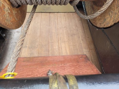 Marine decking from bamboo composite