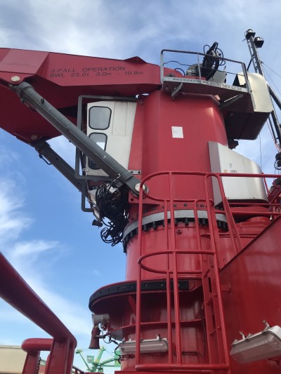 Liebherr Deck Cargo Crane 25T @ 20 mtr