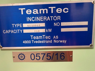 TeamTec Incinerator