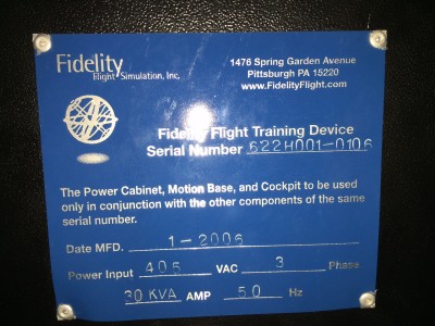 FIDELITY HELICOPTER SIMULATOR