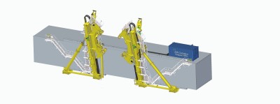 Pile Gripper Frame for max 6m piles