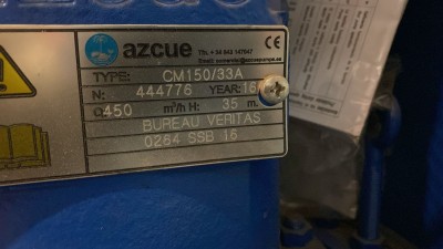 AZCUE  WATER PUMP TYPE: CM150/33A