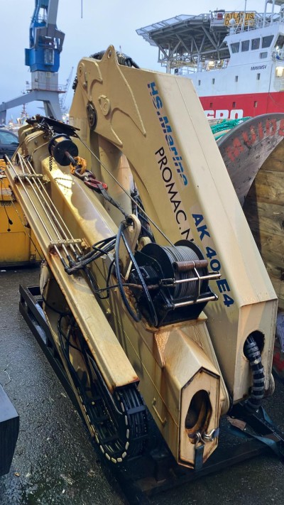 HS Marine Knuckle Boom Crane AK 40 E4