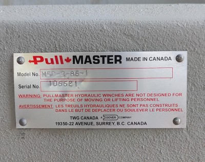 Pull Master M50 offshore winch