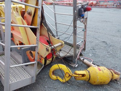 Crane Boom with 15T hook SWL 50T-22m/15T-55m