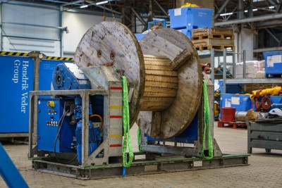 Electric spooling machine 8T