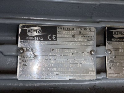 BEN Nürnberg Marine Motor – 10.5/21.4 kW, 440V, 60Hz, IP56