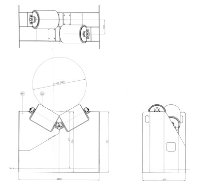 Heavy duty idler rollers