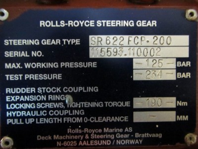 ROLLS-ROYCE STEERING GEARS