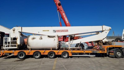KNUCKLE BOOM JIB CRANE 5 TON - MACGREGOR