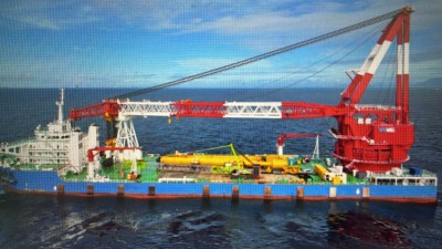 Full Revolving 4000T Crane barge