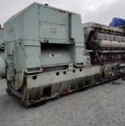 Wärtsilä 16V25 with generator