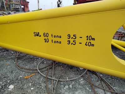 USED LIEBHERR WERK NENZING CRANE