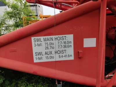 Liebherr crane MTC 1900-65D Litronic