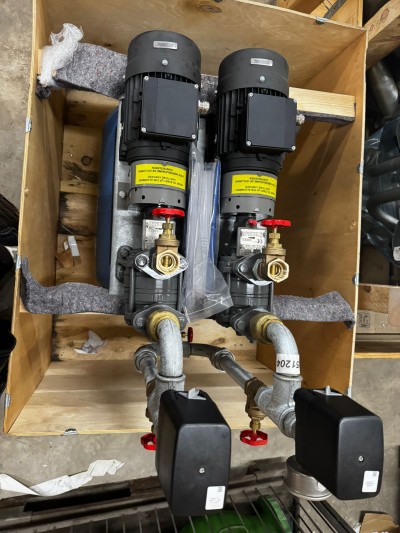 FOR SALE – Brand New Flowserve Dual SMP Pump System with Reflex Pressure Tank