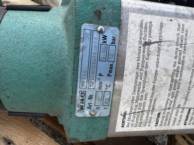 Brand New Wilo Industrial Pump – 0.55 kW – High Pressure (10.5 bar)