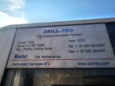 BOHR DRILL-PRO SYSTEM CONTROL PANEL