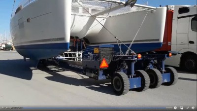 40 ton SPMT for yachts