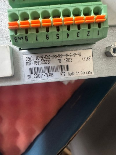 Bosch Rexroth IndraDrive CSH01.1C-SE-ENS Controller R911305537 SERCOS Interface