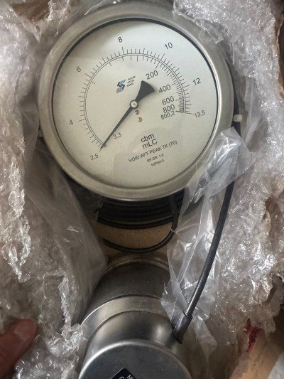 Sicom Stein Sohn SP.GR.1,0 Marine Tank Level Gauge 9.62–192.4 CBM – NOS German Industrial