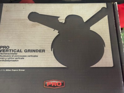 Atlas Copco PRO G2415 Pneumatic Vertical Grinder 7” – Industrial Quality