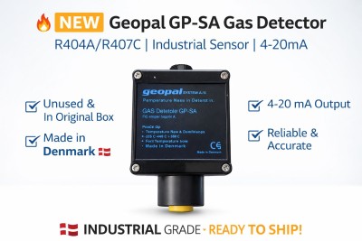 NEW Geopal GP-SA Gas Detector | R404A / R407C | Industrial Sensor