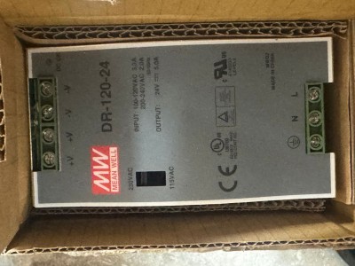 Mean Well DR-120-24 Industrial DIN Rail Power Supply 24V 5A