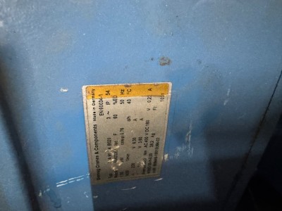 Demag ZBA 90 B 4 B020 geared motor 1.5kW 1430rpm brake 20Nm 230/400V