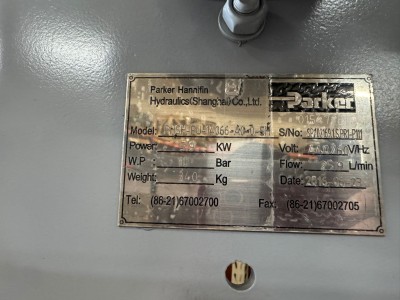 Parker Hydraulic Power Unit 5.9kW 400V – NEW UNUSED Industrial Power Pack 25.9 L/min