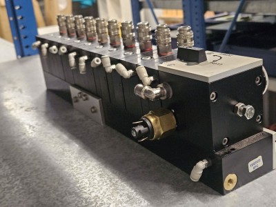 Pneumatic Air Flow Distribution Panel – 10 Channels with Flow Meters