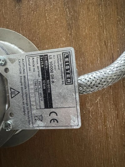 LEISTER LE 10000 DF-R, 3 x 400V/17kW