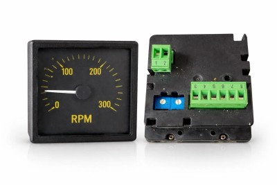 DEIF XL96 RPM Meter 0–300 RPM Industrial Panel Gauge 4-20mA Used Working